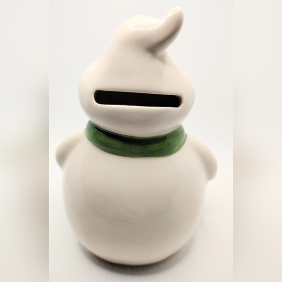 Halloween Ghost Penny Coin Bank 'BOO' Pumpkin Money Ceramic Broom Dollar Bill - Picture 2 of 7